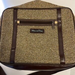 Vintage Oscar de la Renta Laptop/Overnight Bag